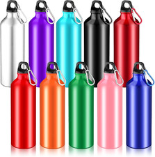 10 Pack 24 Oz Aluminum Water Bottle Lightweight Aluminum Reusable Bottles Alumin