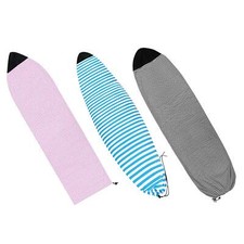 Housse de Chaussette de Planche de Surf à Motif Rayé Extensible Léger et Doux
