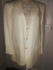 COSTUME VESTE PANTALON EN LIN UNGARO COULEUR LIN BEIGE
