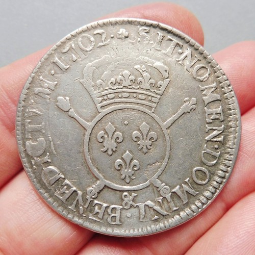 Louis xiv ecu - -,