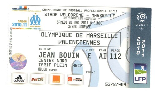 Billet place olympique - place, de
