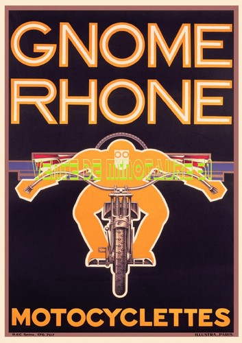 Gnome rhone motocyclettes - gnome, motocyclettes-