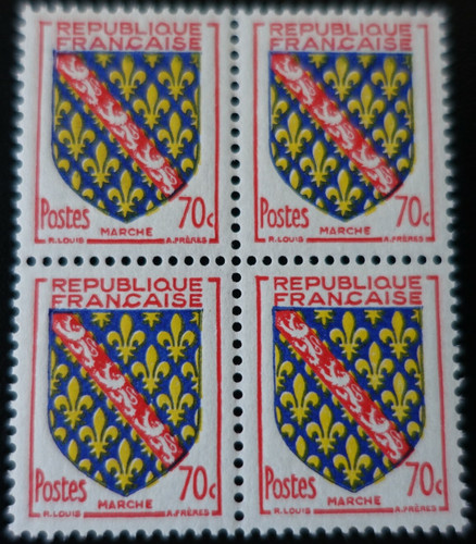 Timbres france blason - -,