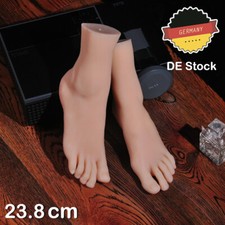 Pieds féminins droit ou gauche silicone 23,8 cm avec os présentoir jambes modèle