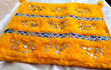 Moroccan handira orange - moroccan,