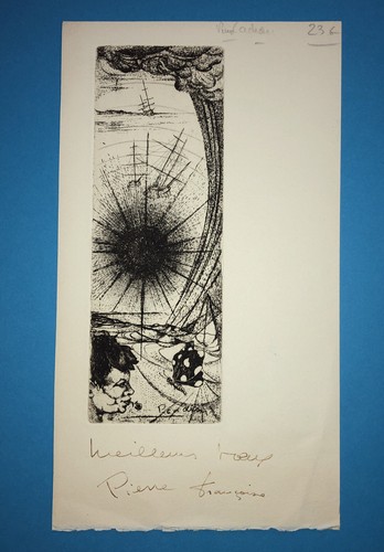 Carte voeux ancienne - de,