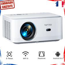 Vidéoprojecteur Full HD 4K 1080p 25000 Lumens 600ANSI Android 9 Bluetooth WiFi6