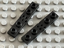 2 x LEGO TECHNIC black hinge