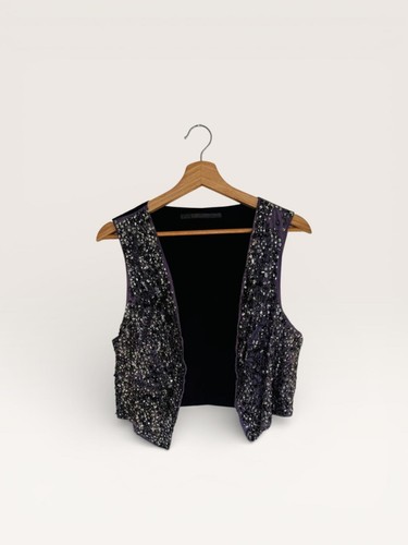 Zara sequin vest - sequin,
