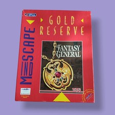 Jeu PC vintage big box Fantasy General mindscape gold reserve cd-rom AD