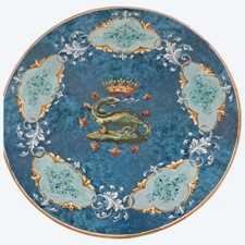 Grand Plat en faïence de