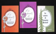 FRANCOISE BERNARD 3 CARNETS