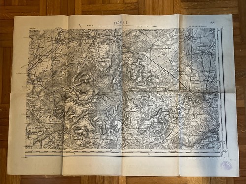 France 1914 1918 - , carte