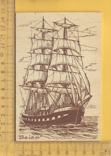 man. CPSM en bois curiosité