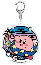 Porte-clés acrylique série Kirby à anneau flottant série Kirie