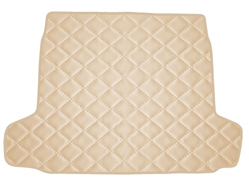 Matelassé cuir éco beige - cuir,
