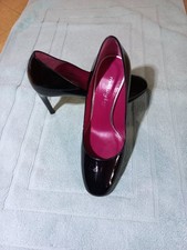 Escarpins cuir vernis noir