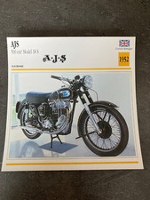 CARTE FICHE MOTO collection