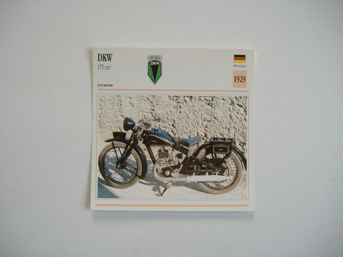 Fiche moto dkw 175 - moto,