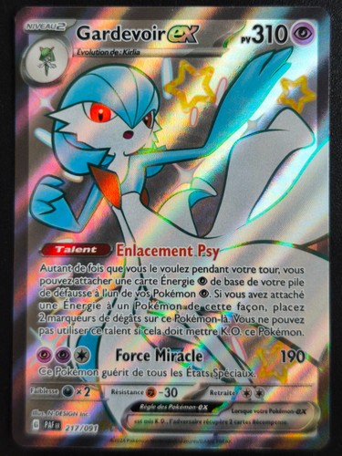 Carte pokémon gardevoir - carte, ex