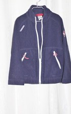 veste blouson  - 6 ans DECATHLON - polyester polaire - marine - zippé - exc état