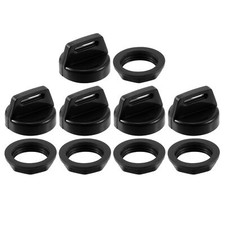 5 Set ATV Allumage Clés Couverture Capuchon avec Borgne Écrou pour Polaris Noir