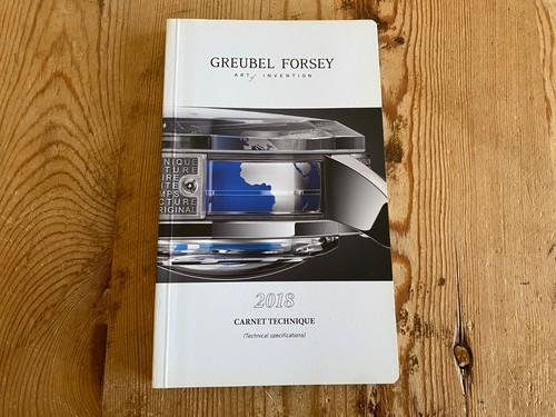 Livre catalogue greubel forsey - livre,