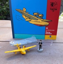 EN AVION TINTIN N° 25 L'HYDRAVION JAUNE DU SCEPTRE D'OTTOKAR-EDITIONS MOULINSART