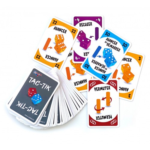 Jeu cartes tac - jeu, tac-tik