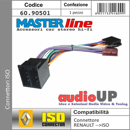 Connecteur iso autoradio pour - connecteur,