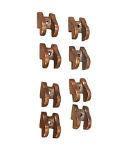 ANCIEN LOT DE 8 SUPPORT DE GLACE PORTE  ARMOIRE COMMODE À TIROIR VISSERIE VIS