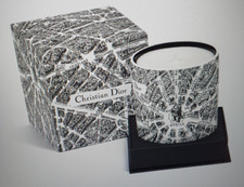 CHRISTIAN DIOR SUPERBE BOUGIE DESIGN LE PLAN DE PARIS DANS ECRIN EN PORCELAINE
