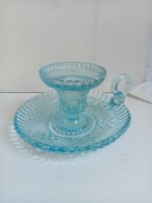 bougeoir en cristal portieux hauteur 8 cm diamètre 15 cm 350gr