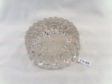 ancien Pied de piano dessous de pied de table verre clair  Ø int. 62 mm (CK88)