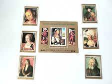 SÉRIE 7 TIMBRES DONT UN BLOC 450E ANNÉE MORT DU PEINTRE  DÜRER COMMORES 1978
