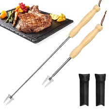 2 PCS Brochettes pour Barbecue Telescopiques, Brochettes pour Barbecue Manche...