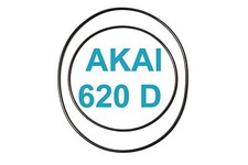 COURROIES SET AKAI GX 620 D MAGNETOPHONE A BANDE EXTRA FORT NEUF FABRIQUE 620D