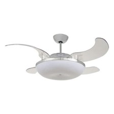 Ventilateur VENTO MELA de plafond. Pales auto-rétractable et éclairage incorporé
