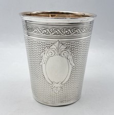 Timbale en argent massif