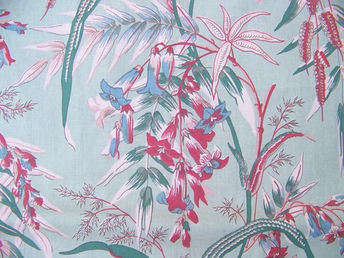 Coupon tissu gerbes - coupon,