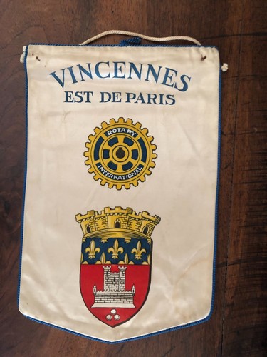 Ancien fanion rotary club - fanion,