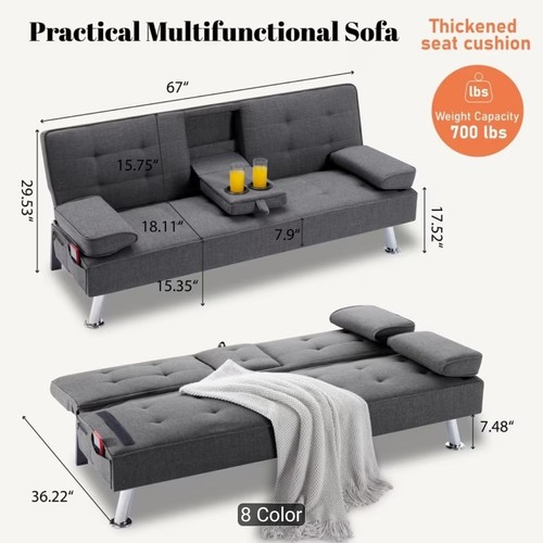 Futon sleeper sofa bed - sleeper,