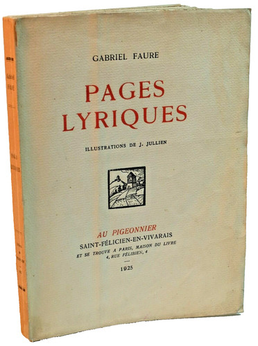 Gabriel faure ill jullien - gabriel, j.jullien