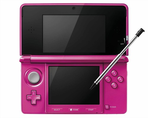 Console nintendo 3ds rose - nintendo,