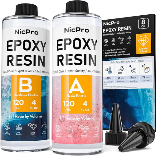 Ounce crystal clear epoxy - 8,