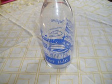 Bouteille de lait 1L en verre