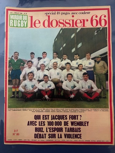 1966 miroir rugby - du,