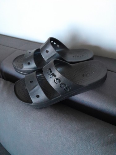 Sandales ouvertes crocs noires - ouvertes,
