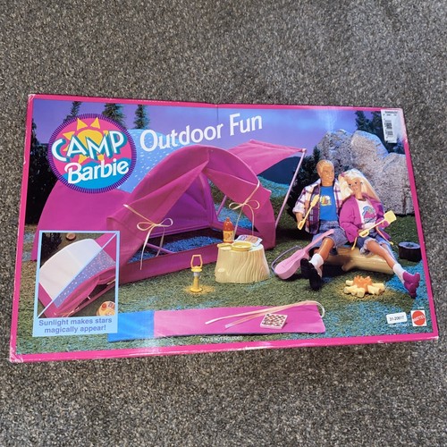 Camp barbie outdoor - camp, fun