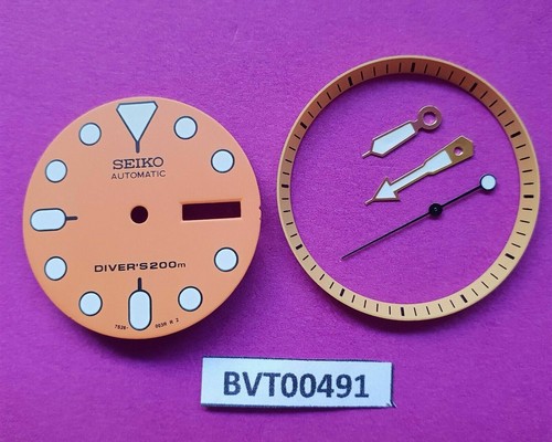 New seiko orange dial hands - dial,